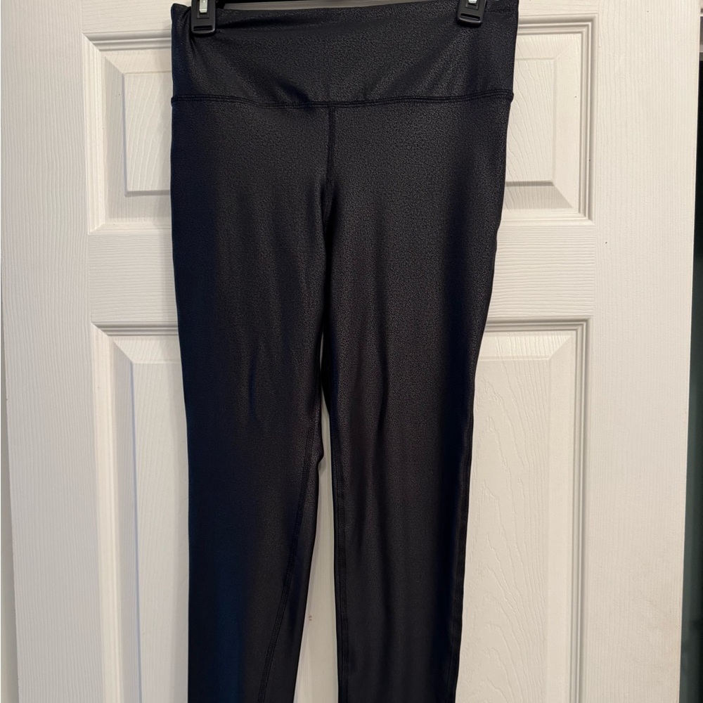 Mint Julep Black Faux Leather Leggings Size Medium